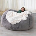 Jaxx 6 Foot Bean Bag, Loveseat, Sofa & Lounger - Mondo Fur