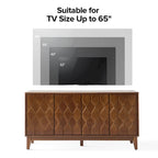 Olympia 60Modern Storage Sideboard Storage with Adjustable Shelves By HULALA HOME