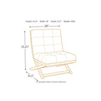 Sidewinder Casual Faux Leather Accent Chair