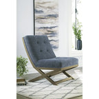 Sidewinder Casual Faux Leather Accent Chair