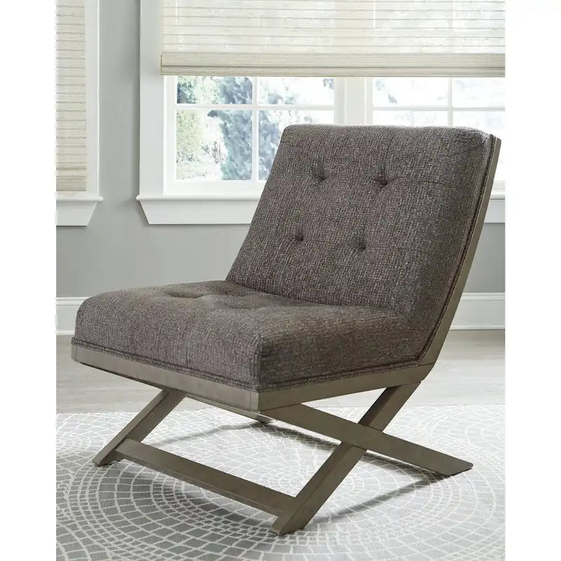 Sidewinder Casual Faux Leather Accent Chair