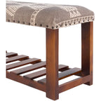 Heria Modern Bohemian Upholstered Bench