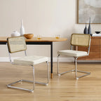 Art Leon Modern Upholstered Dining Chairs (Set of 2)