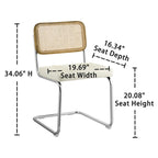 Art Leon Modern Upholstered Dining Chairs (Set of 2)