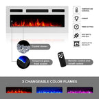 Laser WH-EF Electric Fireplace 63 TV Stand