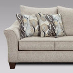 Roundhill Furniture Camero Fabric Pillowback Loveseat