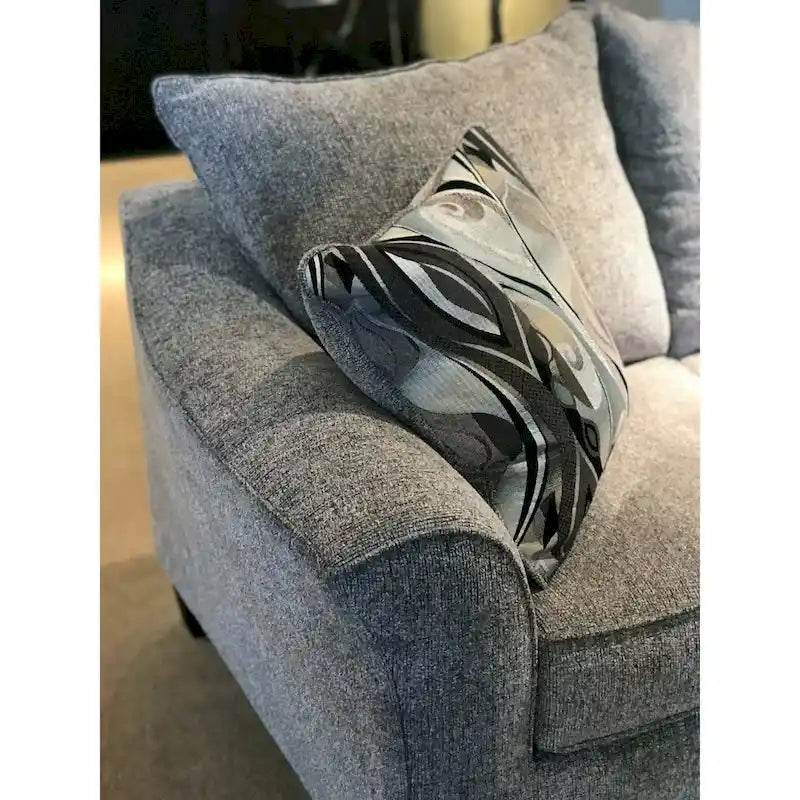 Roundhill Furniture Camero Fabric Pillowback Loveseat