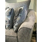 Roundhill Furniture Camero Fabric Pillowback Loveseat
