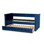 Copper Grove Saky Velvet Daybed with Trundle
