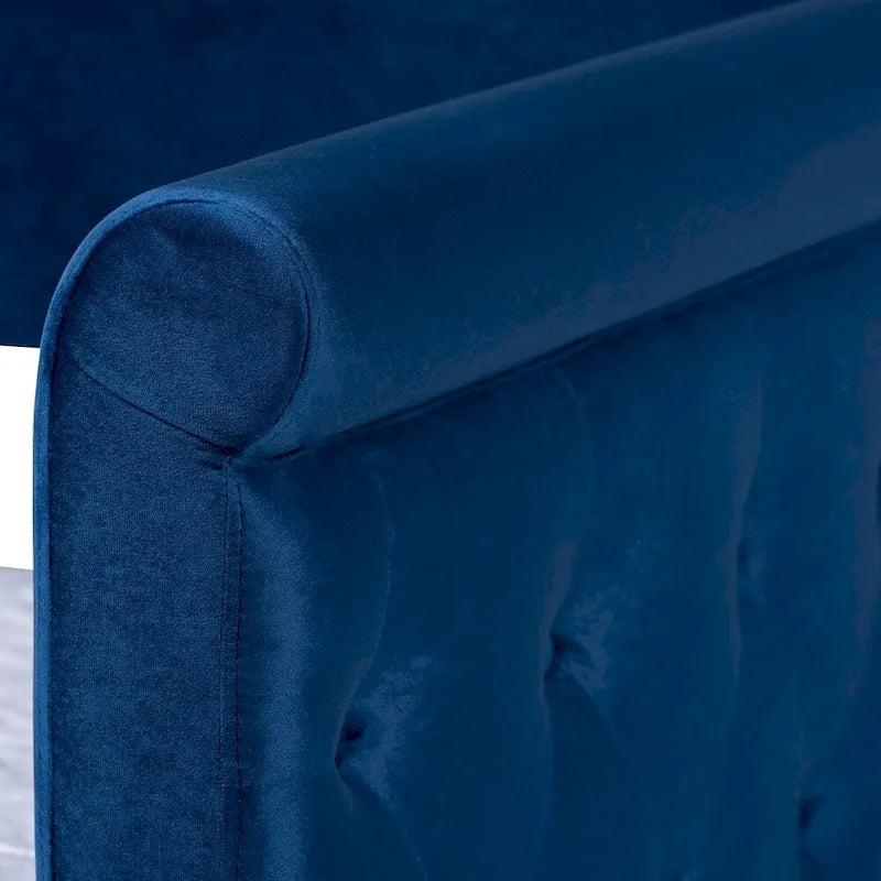 Copper Grove Saky Velvet Daybed with Trundle