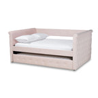 Copper Grove Saky Velvet Daybed with Trundle