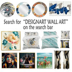 Designart Mustard Yellow And Vivid Gray II Upholstered Abstract Accent Chair and Modern & Contemporary Arm Chair