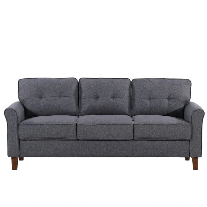 Kouchouk 78.7 Linen Flared Arm Sofa