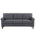 Kouchouk 78.7 Linen Flared Arm Sofa