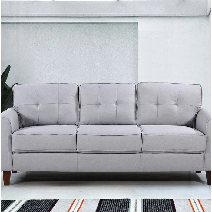 Kouchouk 78.7 Linen Flared Arm Sofa