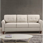 Kouchouk 78.7 Linen Flared Arm Sofa