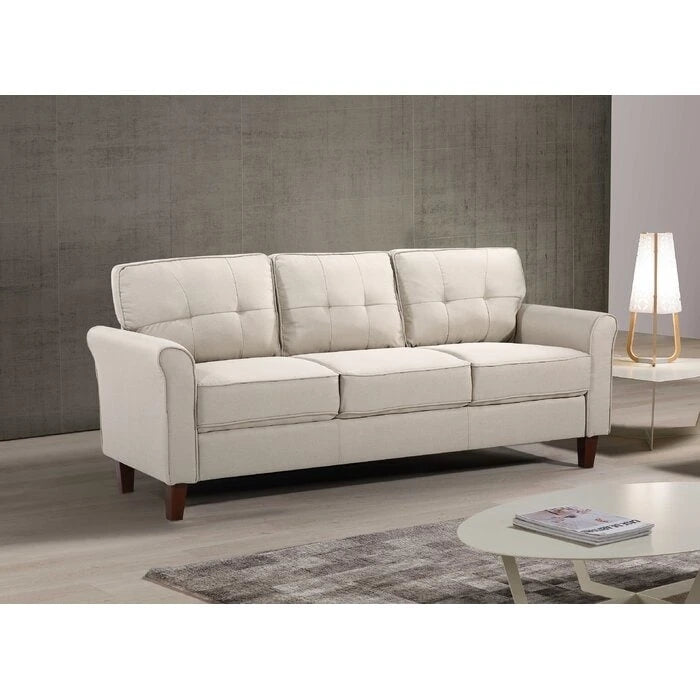 Kouchouk 78.7 Linen Flared Arm Sofa