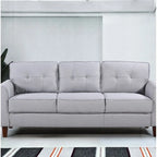 Kouchouk 78.7 Linen Flared Arm Sofa
