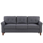 Kouchouk 78.7 Linen Flared Arm Sofa
