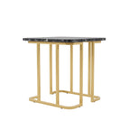 Deeanne Contemporary 24-inch Faux Marble Side Table by Furniture of America