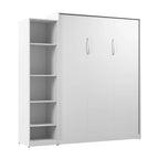 Claremont Queen Murphy Bed with Closet Organizer (85W) by Bestar