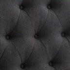 CorLiving Calera Diamond Tufted Fabric Arched Panel Headboard - Twin