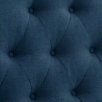 CorLiving Calera Diamond Tufted Fabric Arched Panel Headboard - Twin