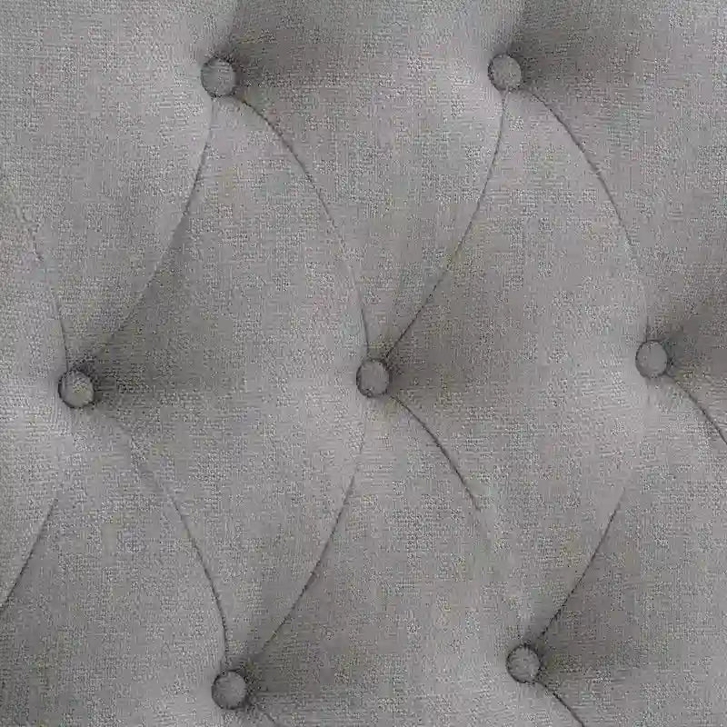 CorLiving Calera Diamond Tufted Fabric Arched Panel Headboard - Twin