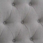 CorLiving Calera Diamond Tufted Fabric Arched Panel Headboard - Twin