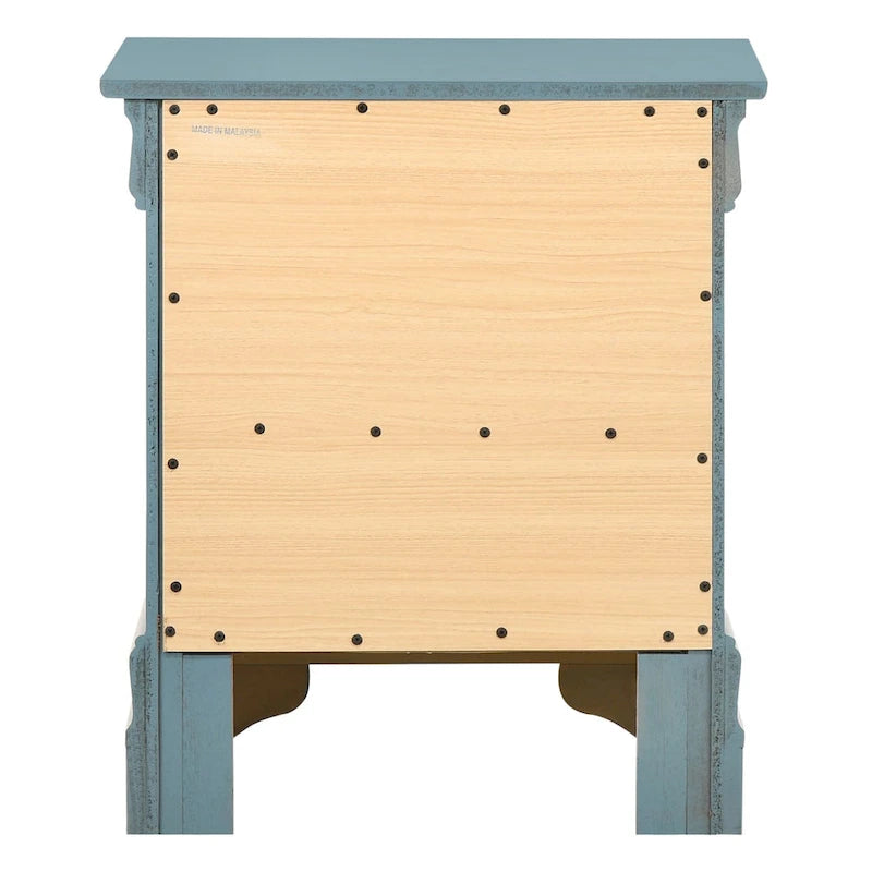 Louis Phillipe Traditional 2-drawer Wood Nightstand