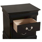 Louis Phillipe Traditional 2-drawer Wood Nightstand