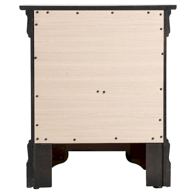 Louis Phillipe Traditional 2-drawer Wood Nightstand