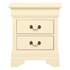 Louis Phillipe Traditional 2-drawer Wood Nightstand