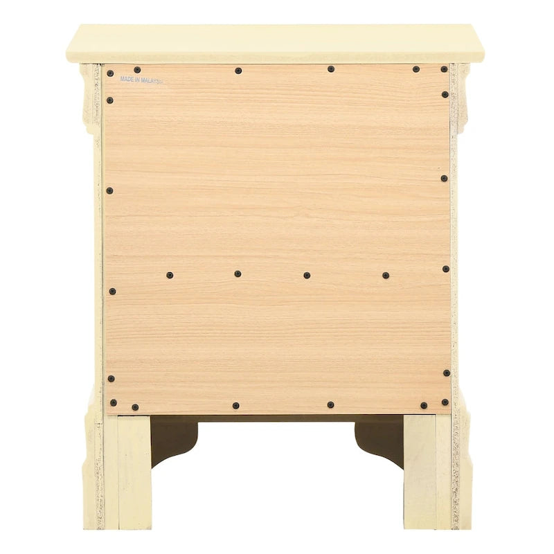 Louis Phillipe Traditional 2-drawer Wood Nightstand