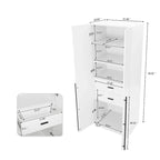 Manhattan Comfort Lee Modern Freestanding 3-Piece Module Wardrobe Closet Armoire