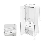 Manhattan Comfort Lee Modern Freestanding 3-Piece Module Wardrobe Closet Armoire
