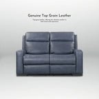 Genuine Leather Electric Recliner Loveseat Power Reclining Loveseat with Storage, USB Charge Port for Living Room