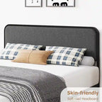 Bed Frame with Upholstered Headboard and Footboard