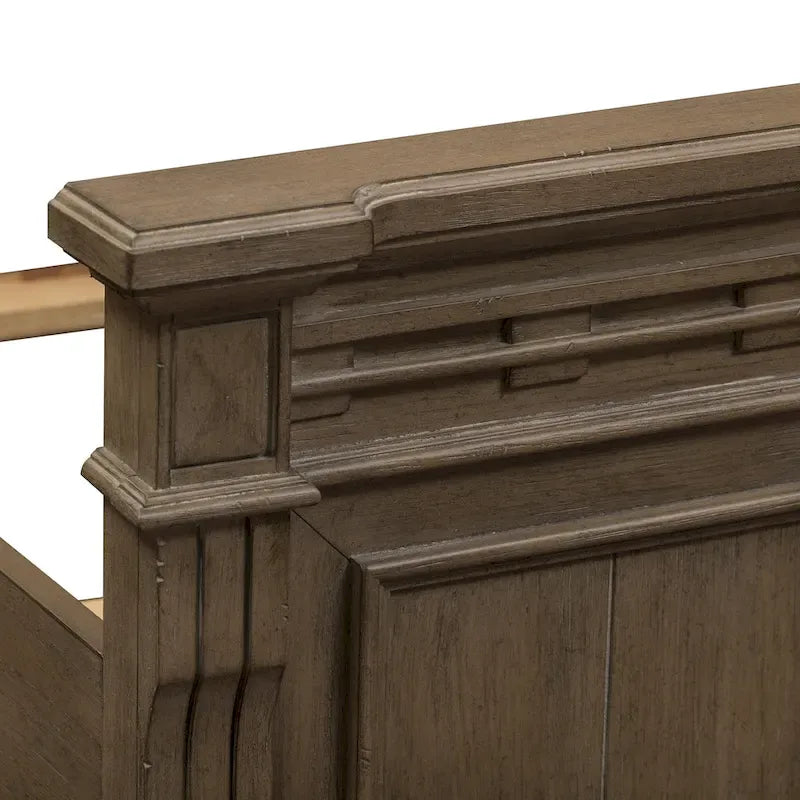 Town & Country Dusty Taupe Panel Bed