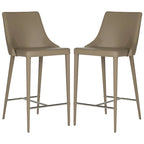 SAFAVIEH Soledad 26-inch White Counter Stool (Set of 2) - 22.9 x 18.9 x 37.4 - 23Wx19Dx37H