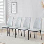 5-piece Dining Table Chairs Set, Rectangular Dining Room Table Set