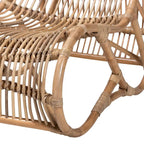 Genera Modern Bohemian Natural Rattan Lounge Chair