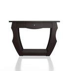 Caveline Contemporary Walnut 39-inch 1-Drawer Console Table by Furniture of America