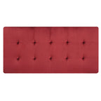 Derek Oversized Velvet Ottoman