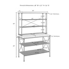 Crosley Madeleine Kitchen Island and Hutch