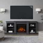 Fresno 72 Media Electric Fireplace by Real Flame