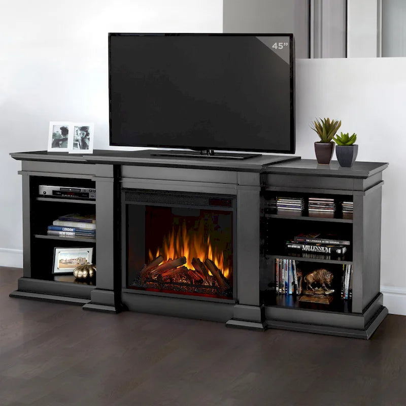 Fresno 72 Media Electric Fireplace by Real Flame