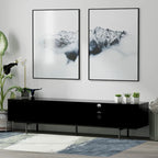 Glenwillow Home Atlas 78 x 20 Lowboy Mid-Century Modern TV Stand Console