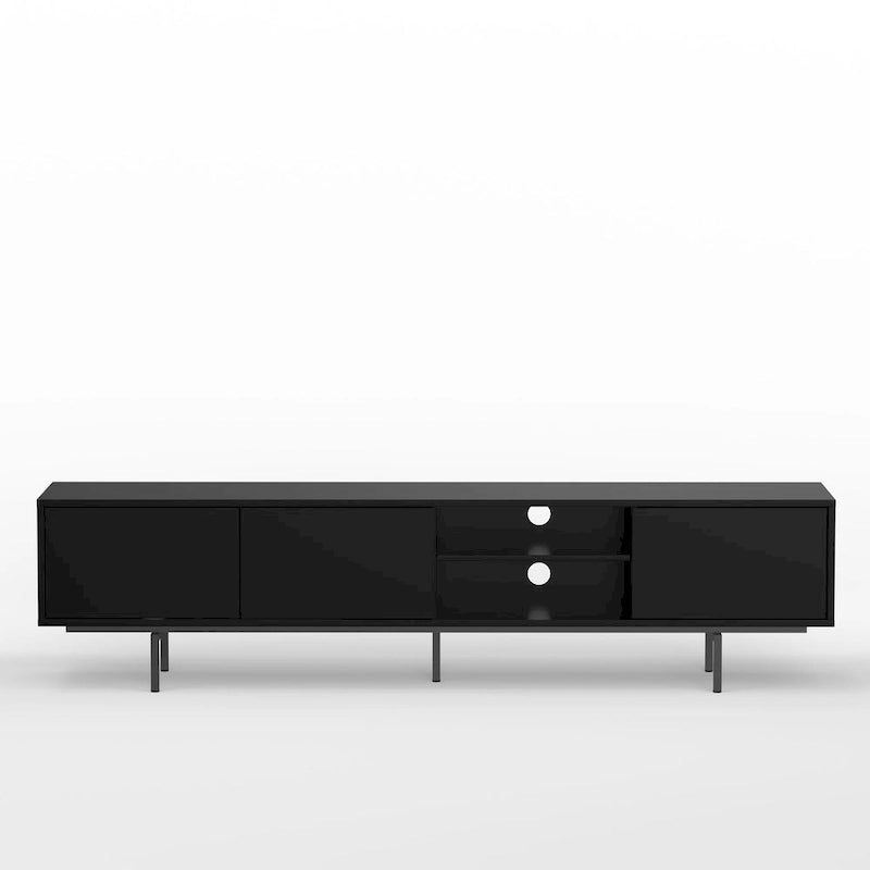 Glenwillow Home Atlas 78 x 20 Lowboy Mid-Century Modern TV Stand Console