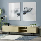 Glenwillow Home Atlas 78 x 20 Lowboy Mid-Century Modern TV Stand Console